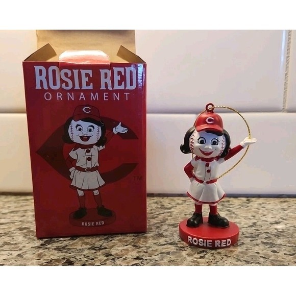 Cincinnati Reds Rosie Red Christmas Ornament NIB - Happy Holidays! B3‎ - Picture 1 of 5